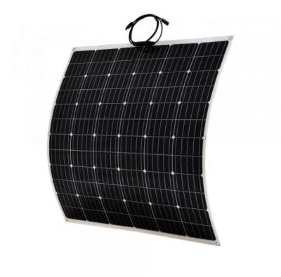 China Raw material for 50w 100w kit 50w 100w fiber ETFE thin film foldable solar black solar module for loft fan float beacon mast on yacht rv camping trip off road for sale