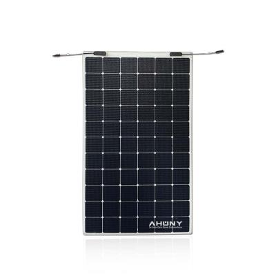 China yacht rv boat step walk on use power sunpower semi rigid solar panel 225 watt solar panel 125mmx125mm for sale