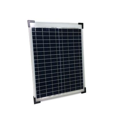 China On Boats Caravans 12v Poly Panel Solar Battery 20w Charger Rack For Industrial Use Street Light Guard Station for sale