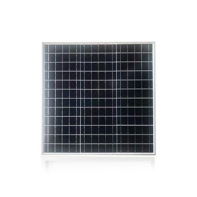 China Home 50w 18v Glass Mono Rigid Solar Panel PERC Solar Cell For Street Light Use for sale