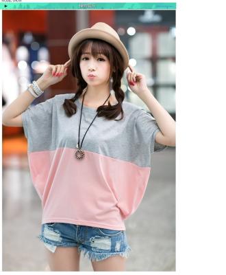 China Regular Summer Korean Big Women's Loose Women's Short Sleeve T-Shirt for sale