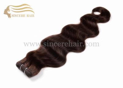 China 22 Inch Hair Weft Extensions for Sale, Hot Selling 55 CM Brown BW Remy Human Hair Weft Extensions 100 Gram For Sale for sale