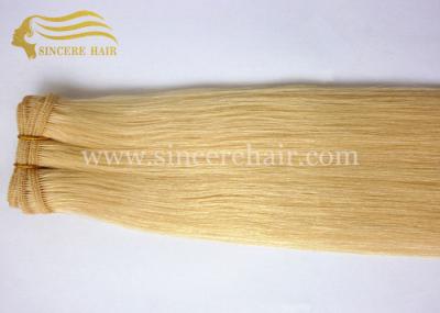 China 24 Inch Straight Hair Extensions for Sale, 60CM Light Blonde #613 STB Remy Human Hair Weft Extensions 100 Gram For Sale for sale