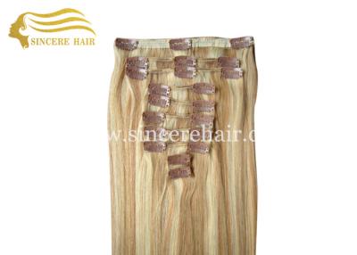 China Hot Sell 60 CM 10 Pieces of Clip In Remy Human Hair Extensions for Sale for sale