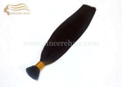 China Hot Sell 45 CM Black Double Drawn Pre Bonded I-Tip Hair Extensions 1.0 Gram For Sale for sale