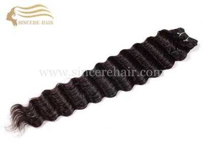 China 60 CM Brazilian CURLY Hair Weft Extensions for Sale, 24 Inch Brown Curly Remy Human Hair Extension Machine Weft for Sale for sale