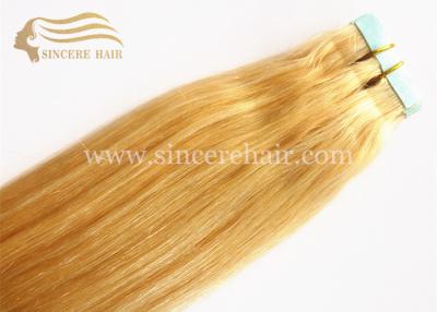 China 55 CM Straight Remy Single Drawn Double Sided Glue Tape Hair Extensions 2.5 G X 20 PCS for sale for sale