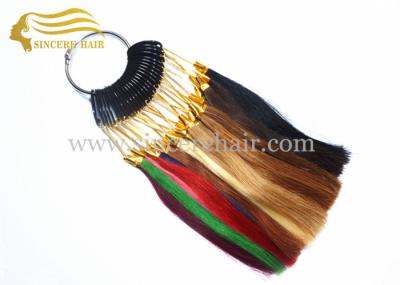 China 20 CM 32 Popular Colors Human Hair Color Wheel / Colour Ring For Sale for sale