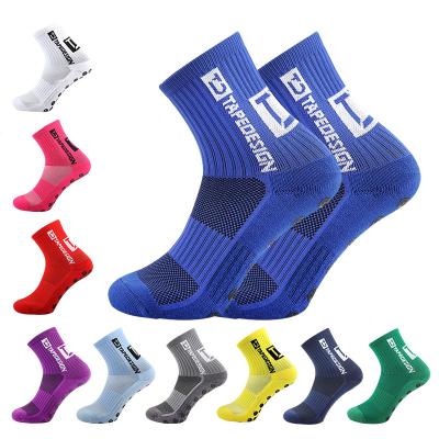 China Breathable Slip Football Sock For Men Color Mens Socks Grip Do Not Pad Sports Socks For Football for sale