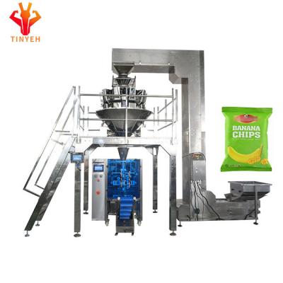 China High Quality High Efficiency Fruit Banana Chips Snacks Gusset Bag Dry Packaging Machine for sale