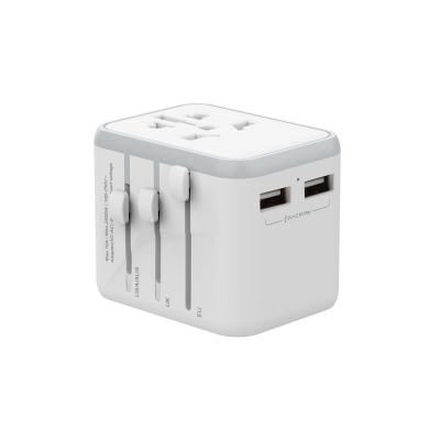 China Fast Charging USB Ports Travel All-in-one Universal Universal Residential/Multi-Purpose International All-In-One Adapter with Transfer Plug Support EU US AUS UK for sale