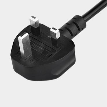 China Household Standard Appliance Power Cord Plug Two-Wire SA Wire Plug Power Cord Copper Feet Power Extension Cords for sale