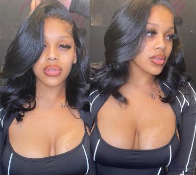 China High Quality Short Bob Wig 13x4 Body Wave Body Wave Lace Front Brazilian Remy Hair Lace Closure Wig Women's Front Wig Human Hair For for sale