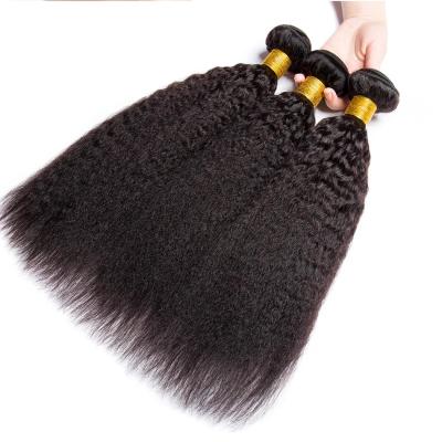 China 100% Cuticle Aligned Hair 12A Grade Peruvian Hair Bundles 1/3 Bundle Curly Straight 8-30 Inch Hair Extensions 100% Straight Remy Hair Yaki Bundles for sale