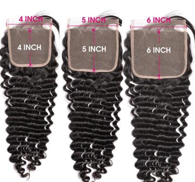 China 100% Real Virgin Human Hair Grade 12A Quality Swiss Lace HD Lace Frontal Seller, 4x4 5x5 6x6 Super Thin Transparent HD Lace Closure With Baby Hair for sale