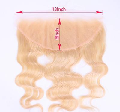 China Popular Real Human Hair Wigs 12A 100% 613 Virgin Hair Straight Lace Front Wigs Brazilian Medium Size HD Swiss 13X6 Lace Frontal Wigs for sale