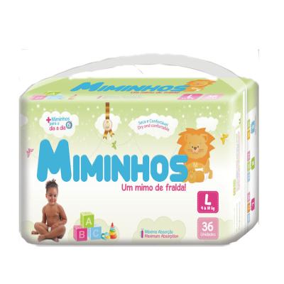 China Printed Organic Wholesale Factory Price Prefold Baby Diapers High Absorbency for sale