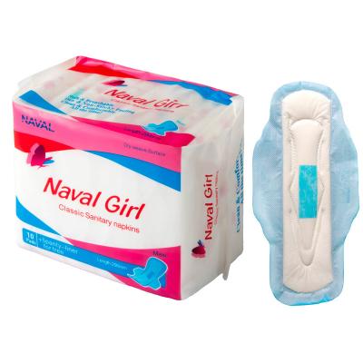 China Super Soft Comfortable Absorbent Naval Girl Breathable High Quality Sanitary Napkins Wholesale for sale