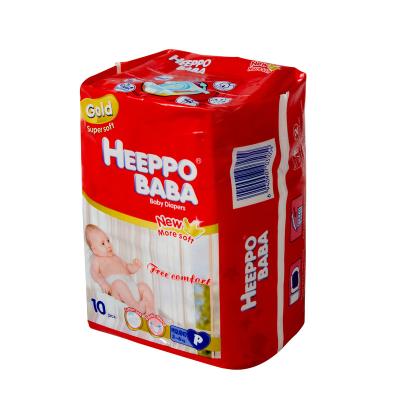 China 2021 New Best Quality 3d Leak Prevention Sleeve Pe Baby Chili Printed Hot Selling Disposable Diaper For Baby OEM for sale