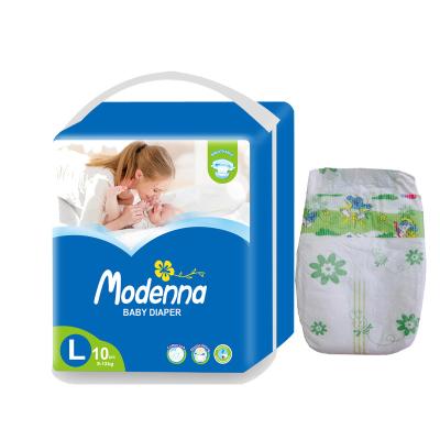 China Good Quality High Absorbency Printed Disposable Baby Nappy Diapers Manufacturers for sale