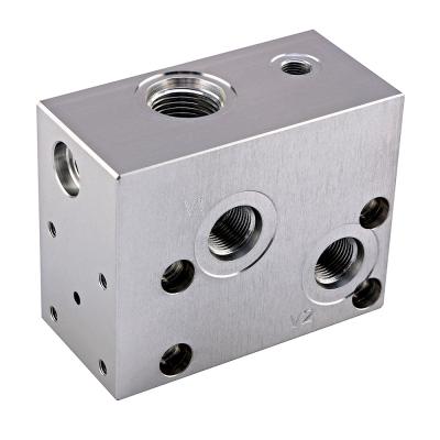 China Nons Tandard Hydraulic Valve Block Aluminum Cast Ductile Iron Steel Hydraulic Valve for sale