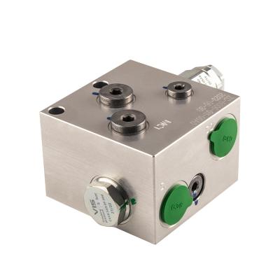 China Excavator Parts Hydraulic Manifold Aluminum Alloy Precision Hydraulic Valve Block for sale