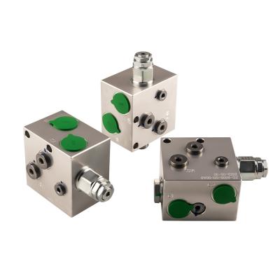 China Aluminum Steel Hydraulic Manifold Hydraulic Valve Block Custom Processing Service for sale