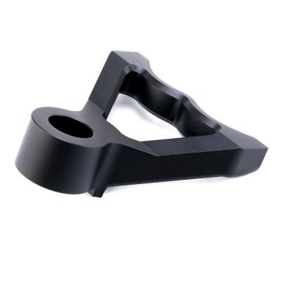 China Fresa CNC Partes de aluminio anodizado negro Prototipado rápido Aleación de aluminio Anodizado Partes negras Aviación Aluminio 7075 Procesamiento en venta