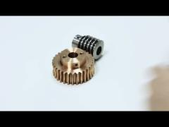 Brass gear spur gear CNC machining