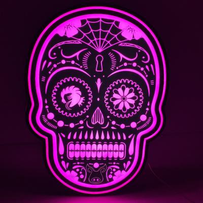 China Advertising Factory Outlet Chinese High Quality Skull LED Acrylic Light Box for sale