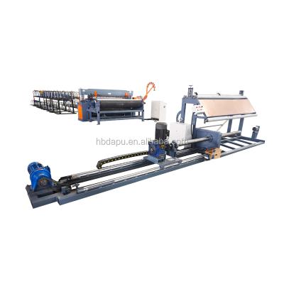 China Garment Shops Fully Automatic Welded Wire Mesh Machine With Automatic Mesh Rolling And Dropping Machine for sale