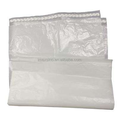 China Biodegradable and Recyclable Poly Bag Alternative For Clothing See Through Paper Sack Sealable Pointed Bottom for sale