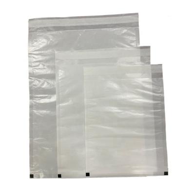 China Bio-degradable Resealable Self-adhesive Brand Clothing Packaging Glassine Paper Bags for sale