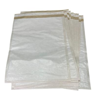 China Biodegradable and recyclable replace single-use poly bags to reseal self-adhesive paper bags for clothing packaging for sale