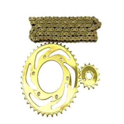 China High Quality Steel With Cheap Price Set For Motorcycle Chain Sprocket Kit 428-116L for sale