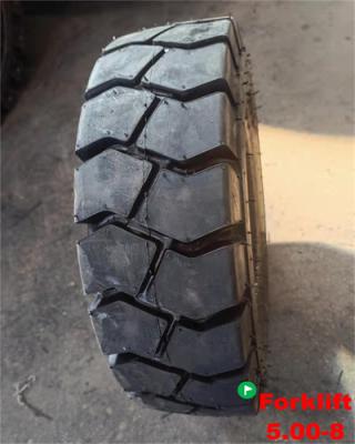 China Natural Rubber The Most Popular Forklift Tire 5.00-8 Tires for sale