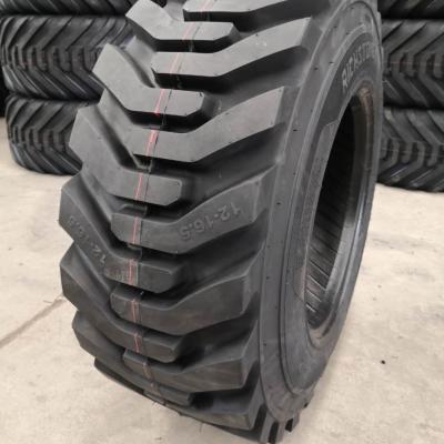 China Most Popular 12-16.5 Natural Rubber Skidsteer Tire for sale