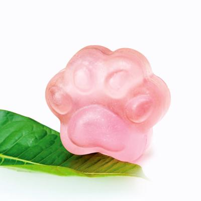 중국 Organic Handmade Organic Yoni Soap Skin Lightening Baby Soap Cute Cat Paw Jelly Soap 판매용