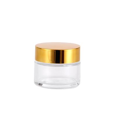 China 10g 15g 20g 30g 50g 100g Clear Cosmetics Emulsion Cream Bulk Bottle/Glass Gel Jar For Skin Care for sale