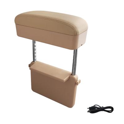 China Brief & Color simple car armrest box lifting rechargeable storage box for sale