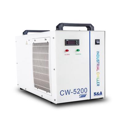 China 220v cw-5200 220v cw5200TH laser machine competitive price industrial water chiller for laser machines for sale