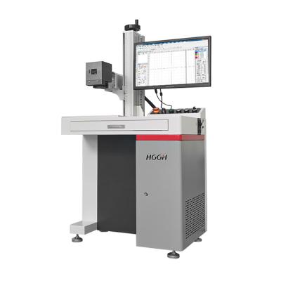 China VISION SYSTEM Factory Selling Best Quality Mini Desktop Fiber Laser Marking Machine for sale