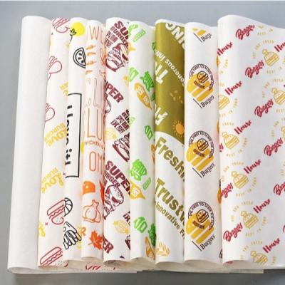 China Hotels Food Grade Fries Baking Wrapper For Food Wrapping Wax Sandwich Paper Fast Printing Machine for sale