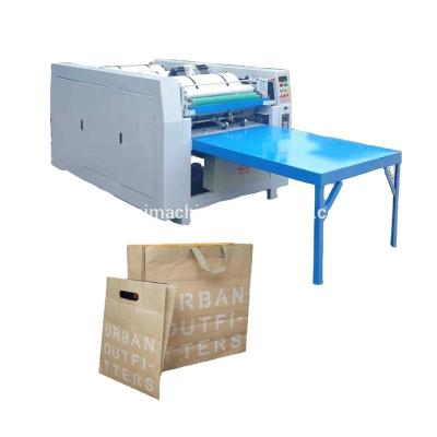 China cheap type plastic bag, 650mm XUANHAI price sheet flexo printing sheet paper bag machine for non woven, woven for sale