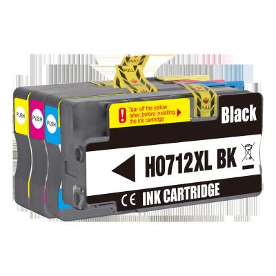 China COMPATIBLE Hp712 Hp712XL New Build Patent Ink Cartridge Large Format Inkjet For HP Designjet T1600/1700/2600 for sale