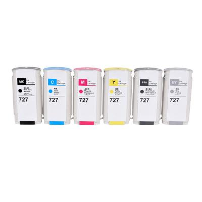 China Re-Manufactured Compatible Ink Cartridge 727  Inkjet For HP Designjet T920/T930/T1500/T1530/T2500/T2530 for sale