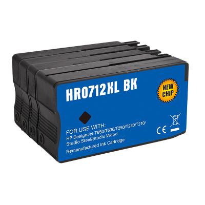 China Re-Manufactured Hp712 Hp-712 Remanufactured Ink Cartridge 712 Inkjet For HP Designjet T1600/1700/2600 for sale