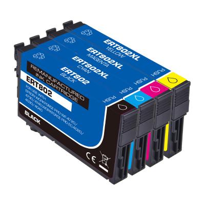 China Re-Manufactured Business Ink Cartridge Inkjet T802  T802XL For Epson WorkForce Pro WF-4720/4730/4734/4740;WorkForce Pro EC-4020/4030/4040 for sale