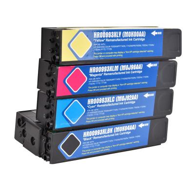 China Re-Manufactured Hp993 Ink Cartridge 993 XL For HP PageWide Color 755dn MFP774dn/774dns/P77940/P77960 Pro750dn/750dw/772dn/772dw/777z/777zs/779 for sale