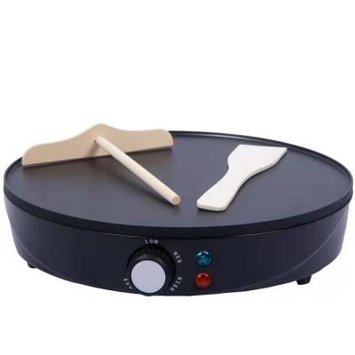 China Hot Selling 12 Inch Hotel Crepe Maker Crepe Maker With Adjustable Temperature Control With Wooden Spatula for sale